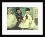 Comte Le Pic and his Sons by Edgar Degas