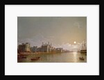 The Thames by Moonlight with Traitors' Gate and the Tower of London by Henry Pether