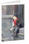 The News Boy by Ralph Hedley