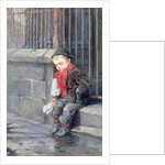 The News Boy by Ralph Hedley