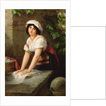 Washing at the Well, 1896 by Horace Henry Cauty