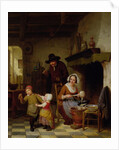 Pancake Day, 1845 by Basile de Loose