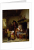 Pancake Day, 1845 by Basile de Loose