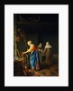 A Kitchen Scene with a Maid Drawing Water from a Well by Pieter van Slingelandt