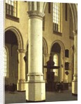 Interior of the Oude Kerk in Delft by Hendrik Cornelisz. van Vliet