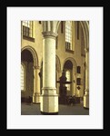 Interior of the Oude Kerk in Delft by Hendrik Cornelisz. van Vliet