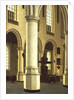 Interior of the Oude Kerk in Delft by Hendrik Cornelisz. van Vliet