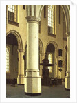Interior of the Oude Kerk in Delft by Hendrik Cornelisz. van Vliet