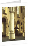 Interior of the Oude Kerk in Delft by Hendrik Cornelisz. van Vliet