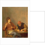 Two Smokers in an Interior, 1643 by Adriaen Jansz. van Ostade