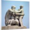 Old Man Embracing Four Young Boys by Gustav Vigeland
