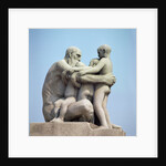 Old Man Embracing Four Young Boys by Gustav Vigeland