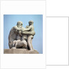 Old Man Embracing Four Young Boys by Gustav Vigeland