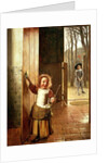 Children in a Doorway with 'Golf' Sticks, c.1658-60 by Pieter de Hooch