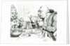 Temperance Enjoying a Frugal Meal, caricature of George III and Queen Charlotte by James Gillray