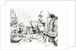 Temperance Enjoying a Frugal Meal, caricature of George III and Queen Charlotte by James Gillray