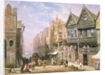 Watergate Street, looking towards Eastgate, Chester, c.1870 by Louise Ingram Rayner