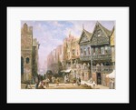 Watergate Street, looking towards Eastgate, Chester, c.1870 by Louise Ingram Rayner