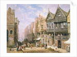 Watergate Street, looking towards Eastgate, Chester, c.1870 by Louise Ingram Rayner