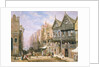 Watergate Street, looking towards Eastgate, Chester, c.1870 by Louise Ingram Rayner
