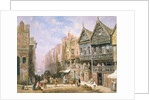 Watergate Street, looking towards Eastgate, Chester, c.1870 by Louise Ingram Rayner
