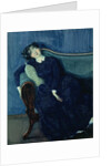 Sleeping woman in blue, 1903 by Konstantin Andreevic Somov
