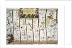 Road from London to Bristol, from John Ogilby's 'Britannia' by John Ogilby