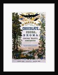 American Advertising Poster for Chocolate and other Cocoa products, 19th century by Anonymous