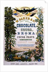 American Advertising Poster for Chocolate and other Cocoa products, 19th century by Anonymous
