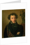 Portrait of Alexander Pushkin, 1827 by Orest Adamovich Kiprensky