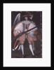 Archangel Azrael with a gun by South American School