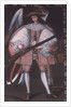 Archangel Azrael with a gun by South American School