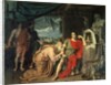 King Priam begging Achilles for the return of Hector's body, 1824 by Aleksandr Andreevich Ivanov
