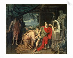 King Priam begging Achilles for the return of Hector's body, 1824 by Aleksandr Andreevich Ivanov