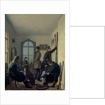 Preparations for Hunting, 1836 by Jevgraf Fiodorovitch Krendovsky