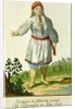 Woman peasant's summer costume, Cheremes Tribe, Russian, 18th century by Anonymous