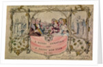 Christmas Card, example of the first known Christmas card being used, 1843 by John Callcott Horsley
