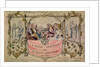 Christmas Card, example of the first known Christmas card being used, 1843 by John Callcott Horsley