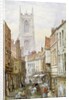 A View of Irongate, Derby by Louise Ingram Rayner
