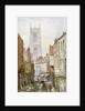 A View of Irongate, Derby by Louise Ingram Rayner