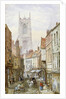 A View of Irongate, Derby by Louise Ingram Rayner