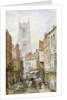 A View of Irongate, Derby by Louise Ingram Rayner