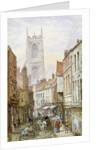 A View of Irongate, Derby by Louise Ingram Rayner