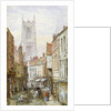 A View of Irongate, Derby by Louise Ingram Rayner