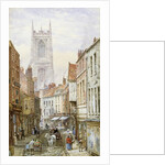 A View of Irongate, Derby by Louise Ingram Rayner