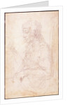W.40 Sketch of a female figure by Michelangelo Buonarroti