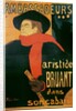 Ambassadeurs: Aristide Bruant, 1892 by Henri de Toulouse-Lautrec