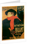 Ambassadeurs: Aristide Bruant, 1892 by Henri de Toulouse-Lautrec