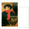 Ambassadeurs: Aristide Bruant, 1892 by Henri de Toulouse-Lautrec