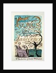 Songs of Innocence, title page by William Blake